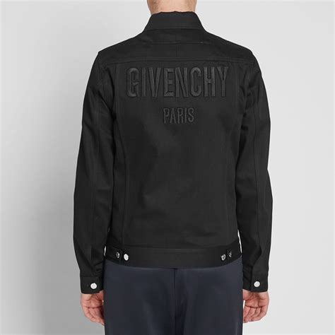 givenchy paris embroidered denim jacket|oversized distressed jean jacket.